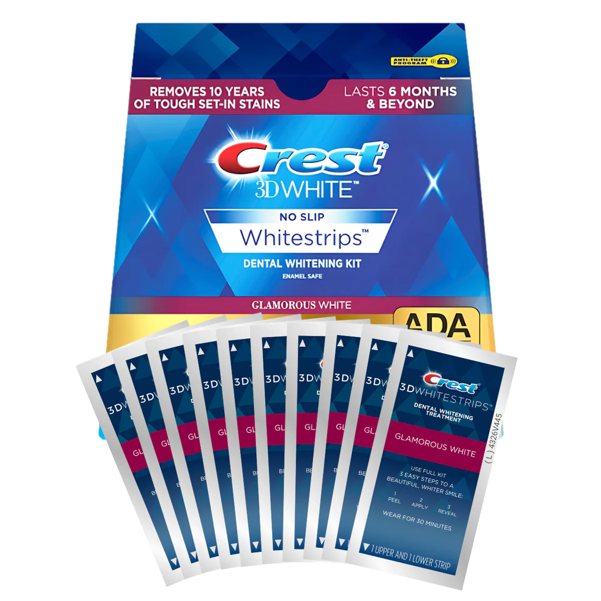 Crest 3D White Glamorous White Whitening Strips