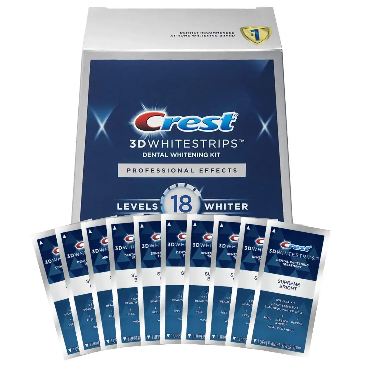 Paski Wybielające Crest Professional-Level 18 Whitestrips
