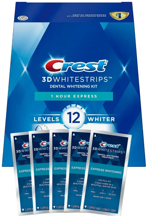 Crest 3D Whitestrips 1 Hour Express Whitening Strips