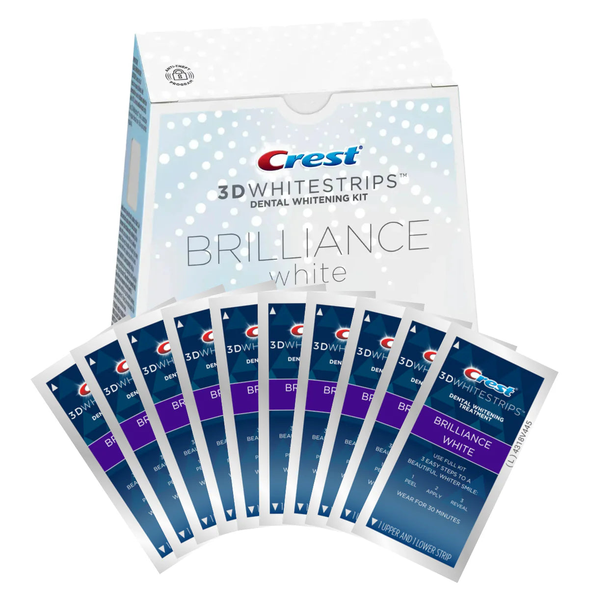 Crest 3D Whitestrips Brillance White