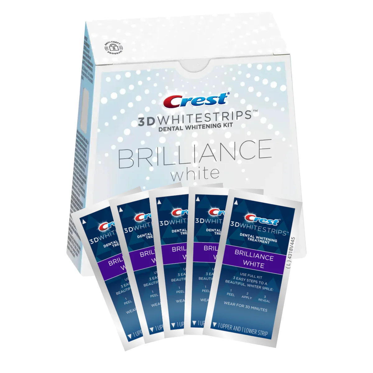 Crest 3D Whitestrips Brillance White