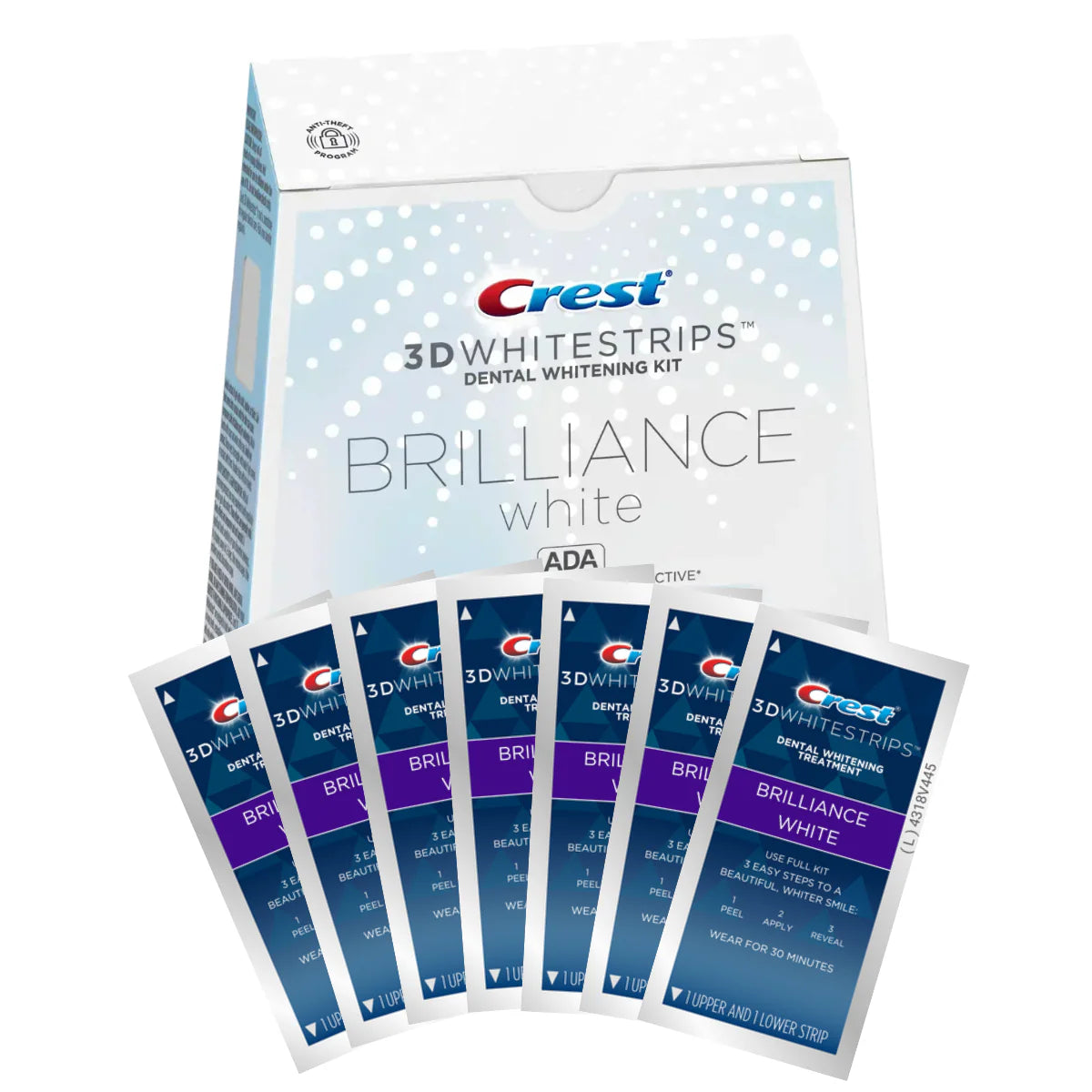 Crest 3D Whitestrips Brillance White