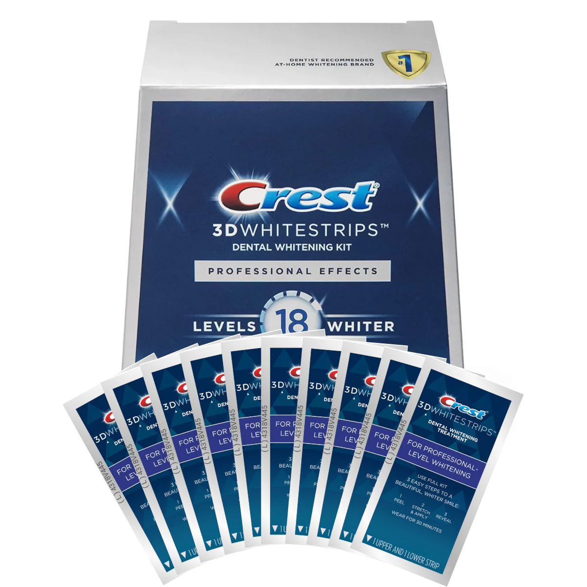 Crest Professional-Level 18 Whitestrips